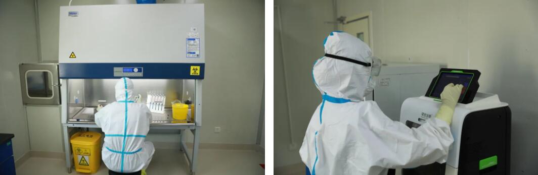 24小時全力運轉(zhuǎn)！市二院核酸檢測展現(xiàn)“硬核力量”(圖4)